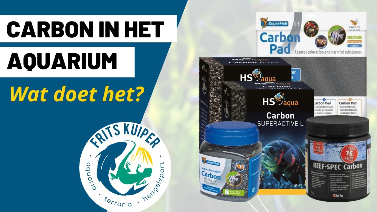 Actieve kool in het aquarium