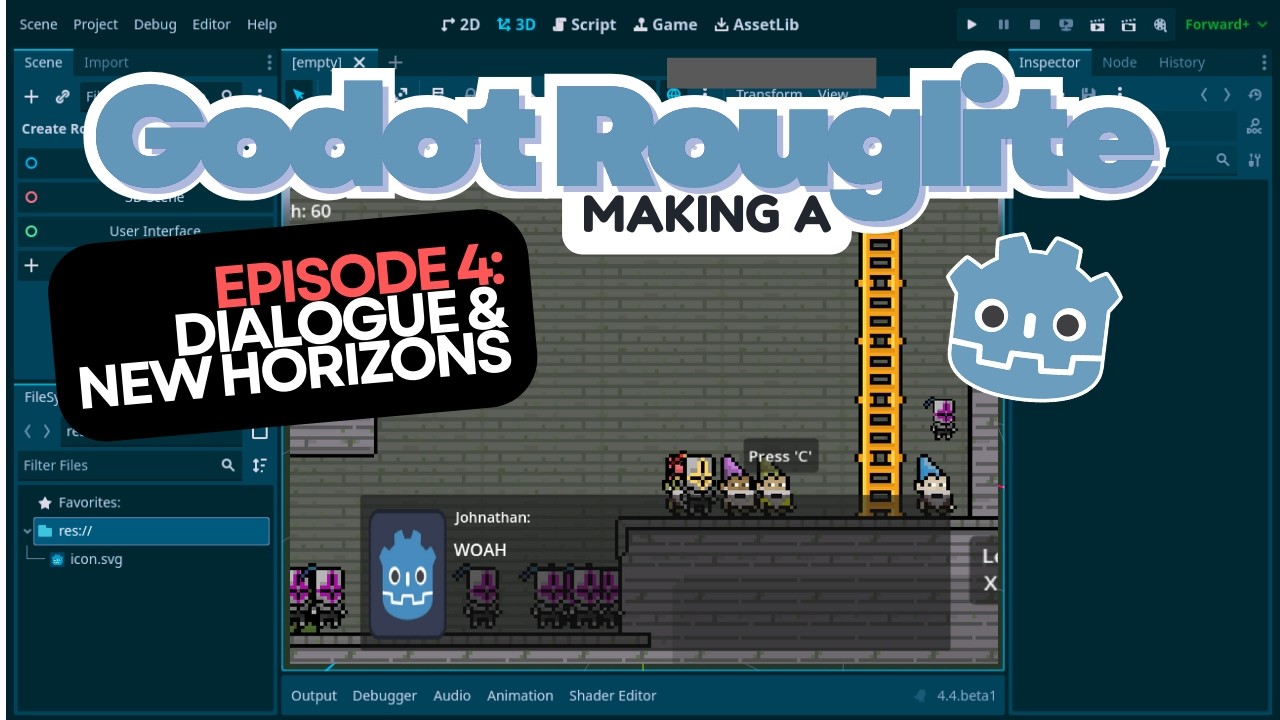 Godot Devlog: Branching Dialogue Trees & Navigating Burnout