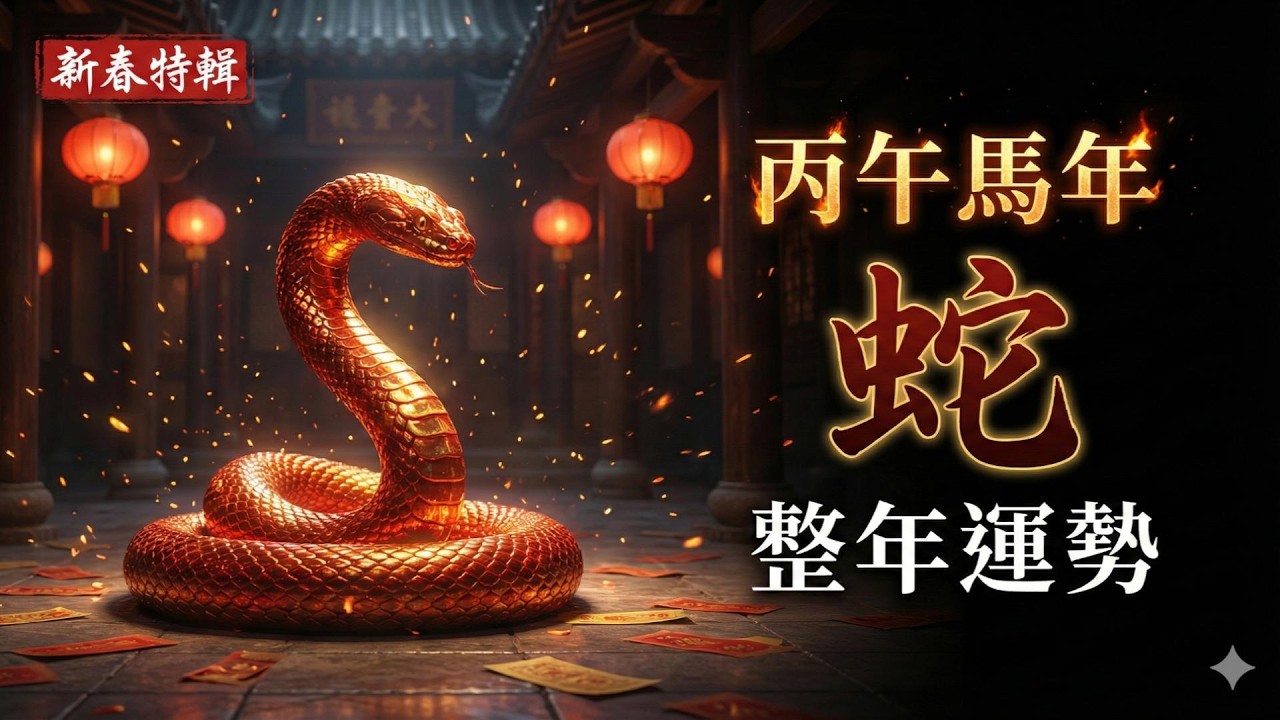 屬蛇人請留步！為什麼 2026 馬年遇到「送上門的熱錢」千萬別急著拿？老師洩天機：那是財神爺考驗你定力的「黃金陷阱」。