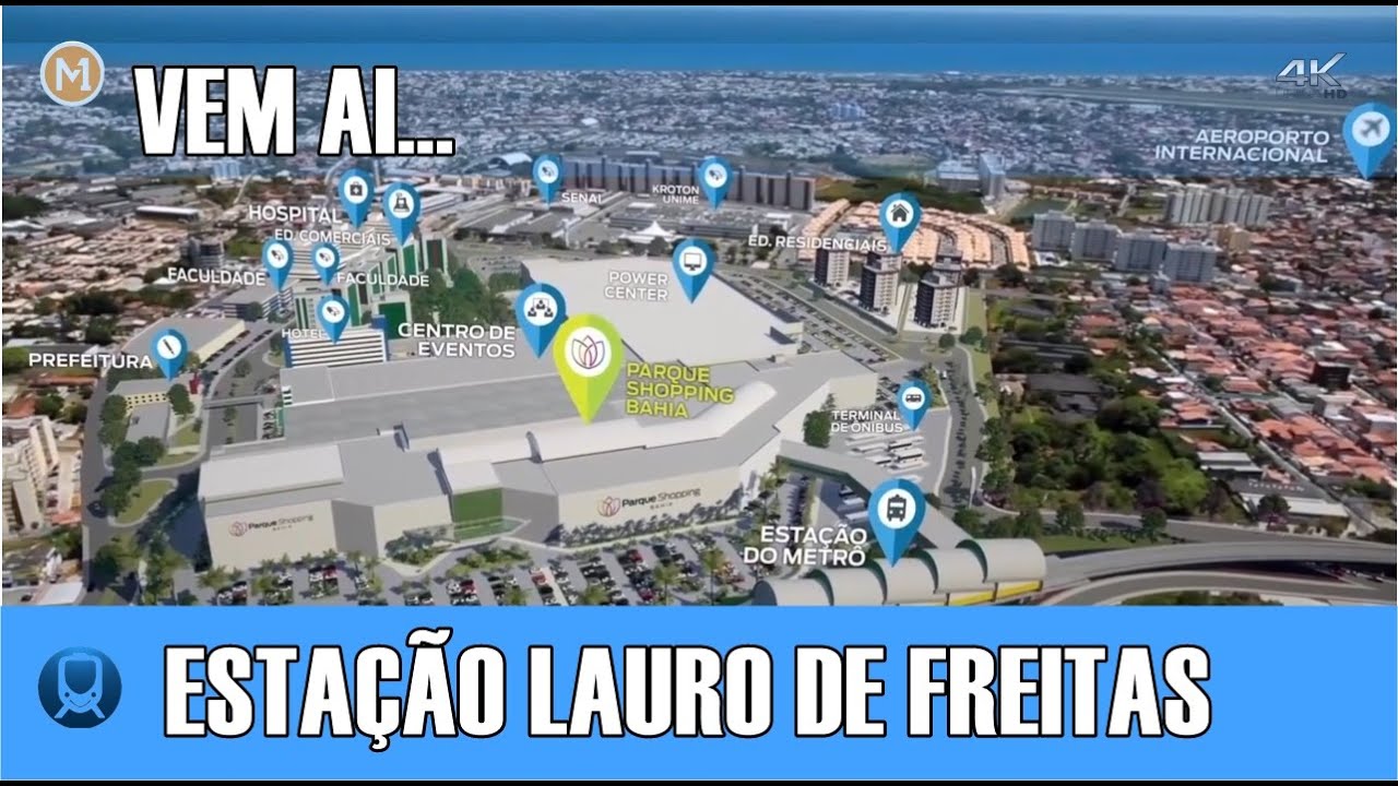 VEM AI...A ESTAÇÃO LAURO DE FREITAS, CONFIRA