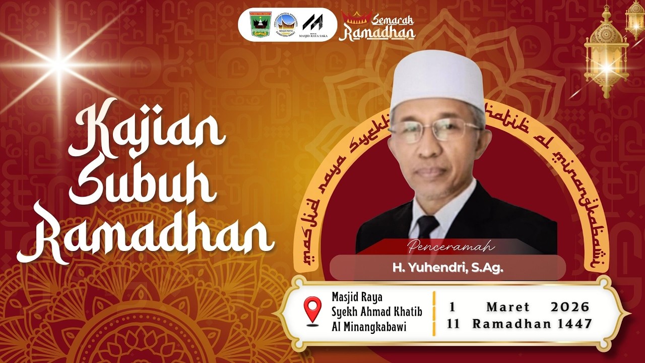 CERAMAH SUBUH - 3 Keistimewaan  Orang Yang Menginfakkan Hartanya (H. Yuhendri, S.Ag.)