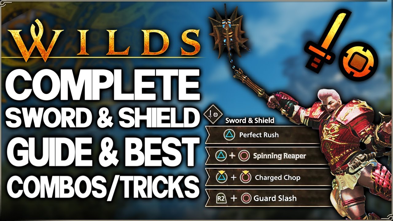 Monster Hunter Wilds - Ultimate Sword & Shield Guide - Best Combos - Advanced Tutorial, Tips, Skill!