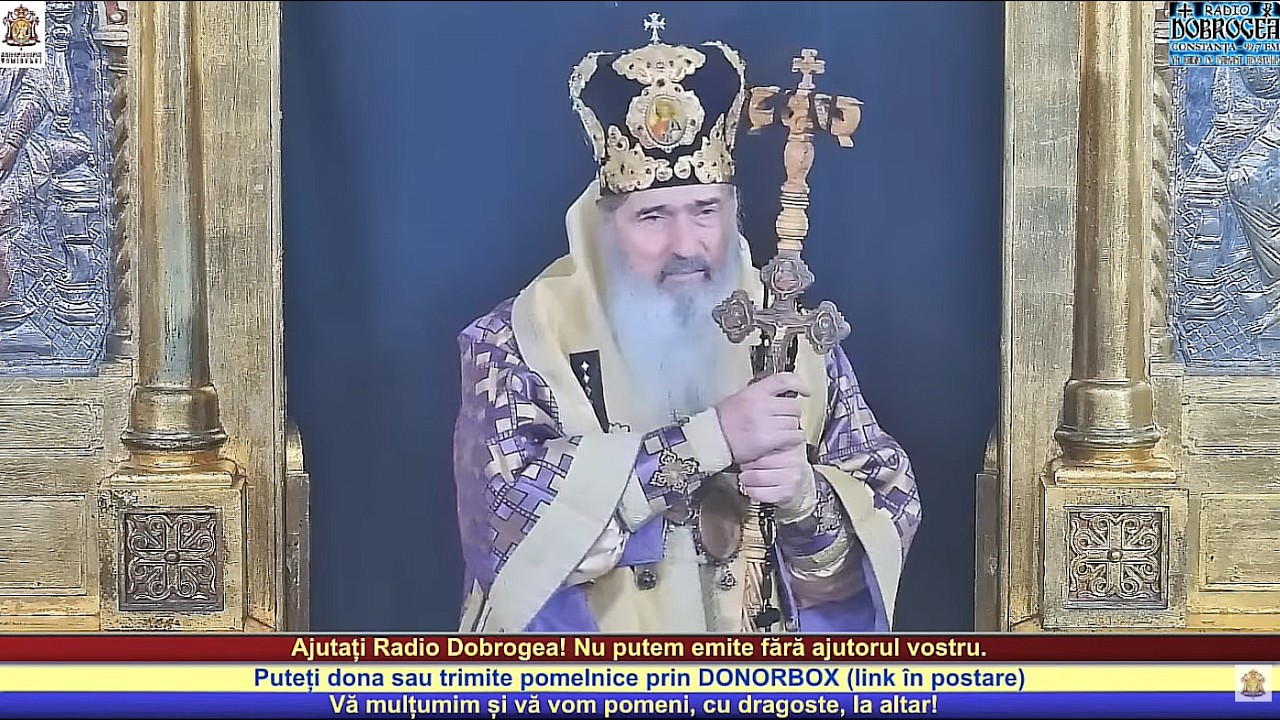 Liturghia Darurilor mai înainte sfințite, oficiată de IPS Teodosie, Arhiepiscopul Tomisului