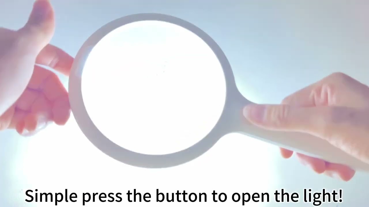 Smolia handheld magnifier with LED