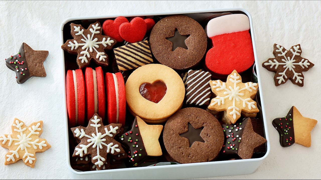 Праздничное настроение! Создайте замечательную коробку с праздничным печеньем!