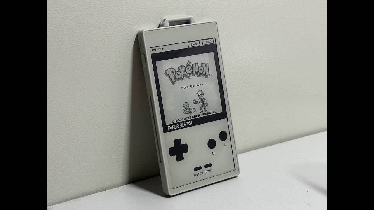 Эмулятор Game Boy на ESP32 + E-ink (M5Stack PaperS3)
