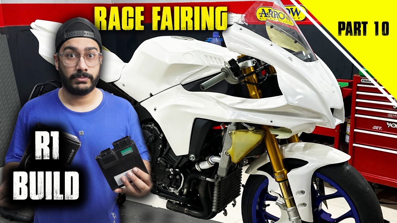 YAMAHA R1 RACE FAIRING INSTALLATION | ULTIMATE R1 BUILD | SIMRAN KING