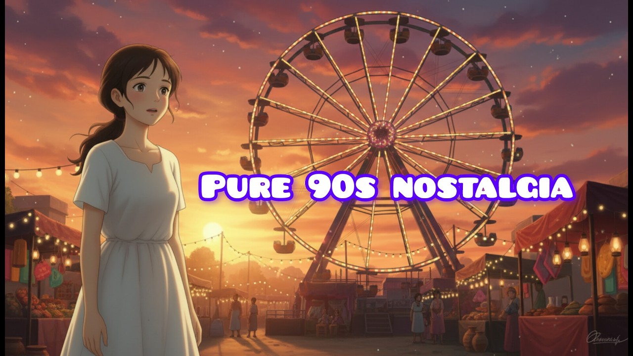 1990 Nostalgia 🌸 | Studio Ghibli Inspired Indian Village Story | Grandma & Granddaughter at the Fair