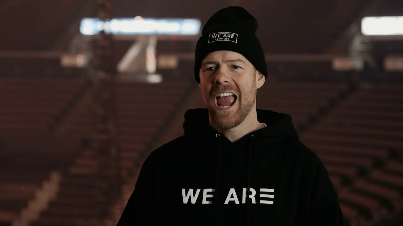 Zane Black speaking at Winter Jam 2019