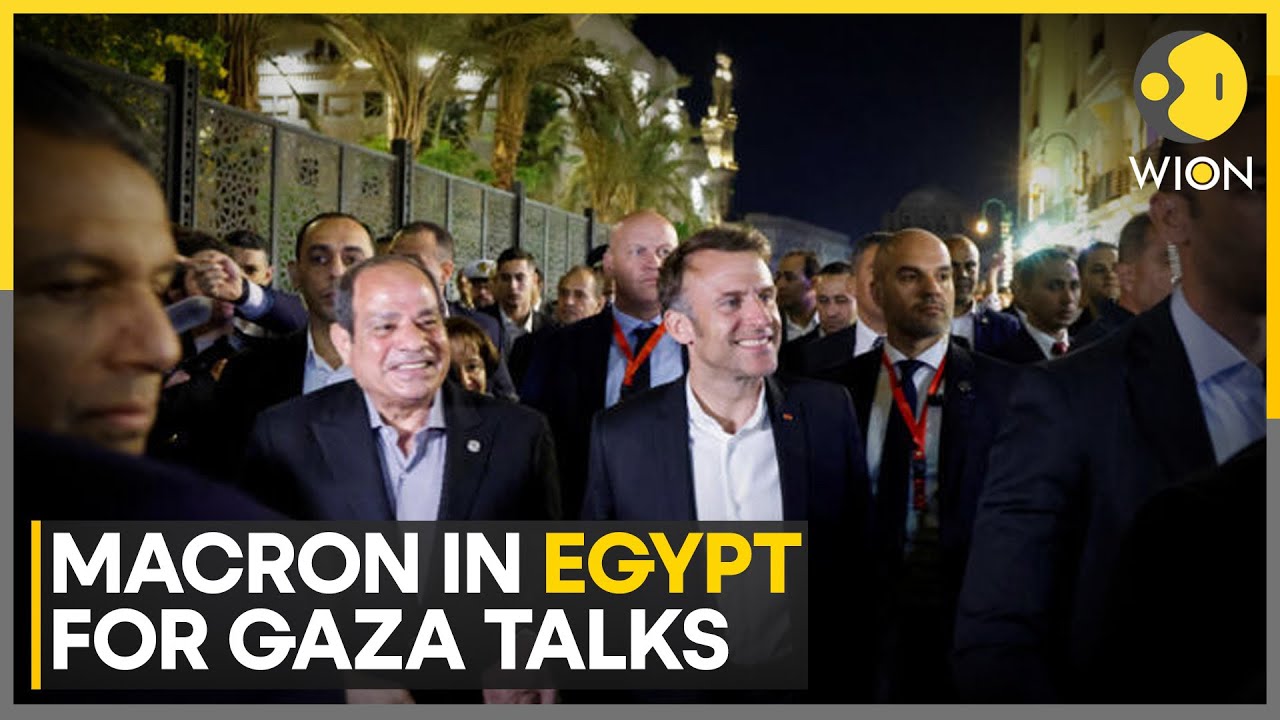 France’s Macron Meets Egypt Leader For Gaza Talks | World News | WION
