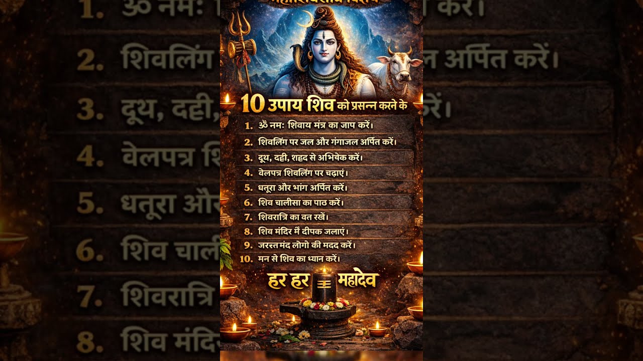 शिवरात्रि Special Live | ये 10 उपाय कर लिए तो किस्मत बदल जाएगी | Shivratri Live