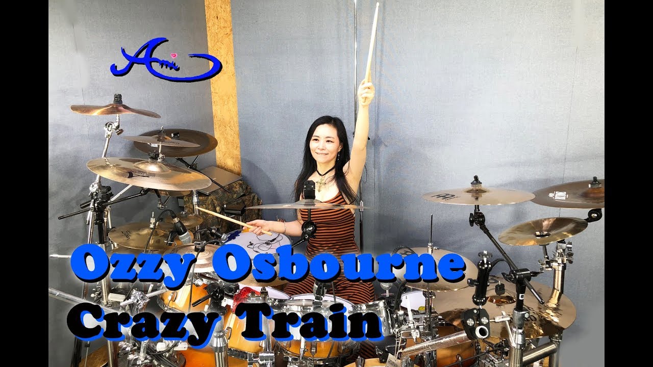 Ozzy Osbourne - Crazy Train drum cover by Ami Kim (#52)