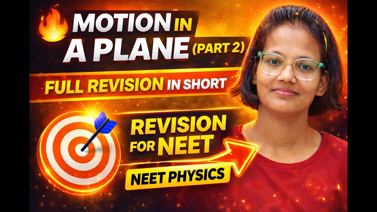Chapter 3 Physics | Motion in a plane ( Part 2 )| Important Questions + Concepts   (NEET/JEE)