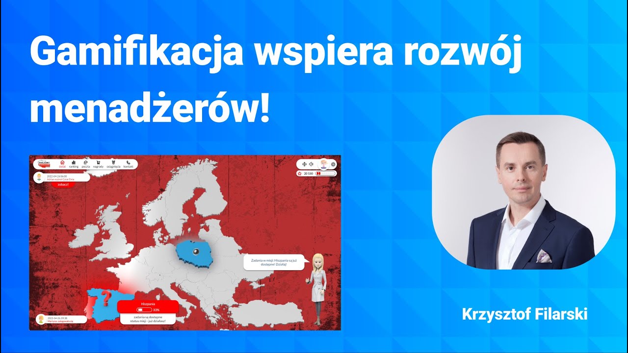 Jak grywalizacja w e-learningu pomaga w rozwoju menadżerów? Krzysztof Filarski