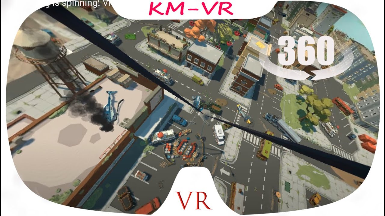The city swing is spinning! VR 360