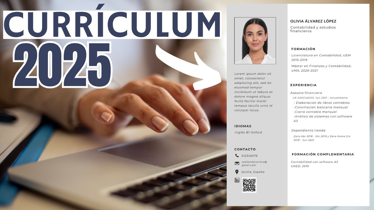 CURRÍCULUM 2025 - Paso a paso, apartados, trucos, ATS y cómo hacer CV fácil y rápido con ejemplos
