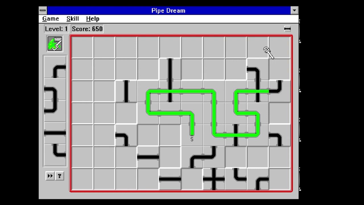 OLD GAMES 1 : PIPE DREAM (10 MIN GAMEPLAY)