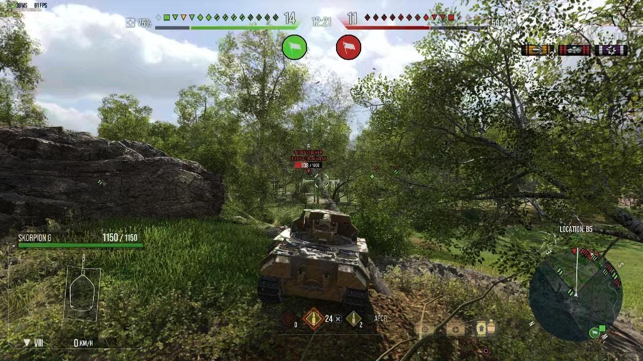 WoT Ps5 Skorpion G 3 Kills 5100 Damage Ace Tanker