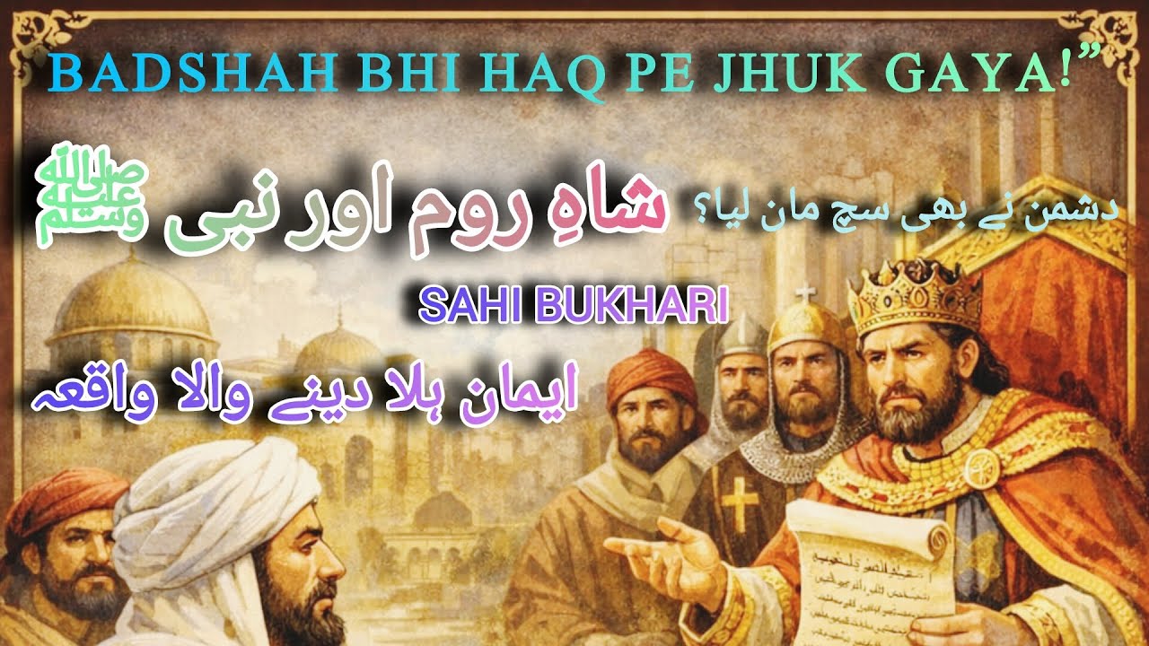 کیا سچا انسان اللہ پر جھوٹ بول سکتا ہے؟ | شاہِ روم ہرقل کا حیران کن اعتراف | صحیح حدیث