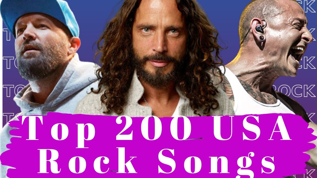 Top 200 Most Listened American Rock Songs(101 - 200). Best USA Rock Music.