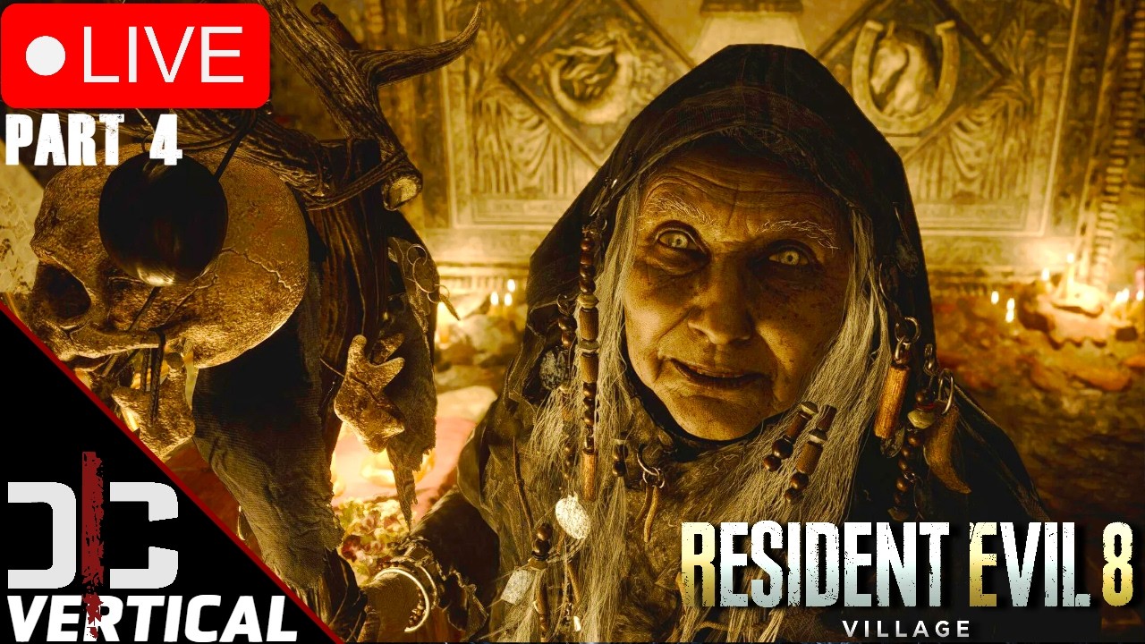 Vertical Live - Resident Evil Requiem Waiting Room - Resident Evil 8 Village - Part 4 Playthrough