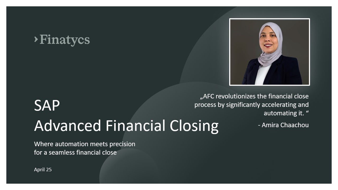 SAP AFC Demo | Automate Your Financial Close Step-by-Step