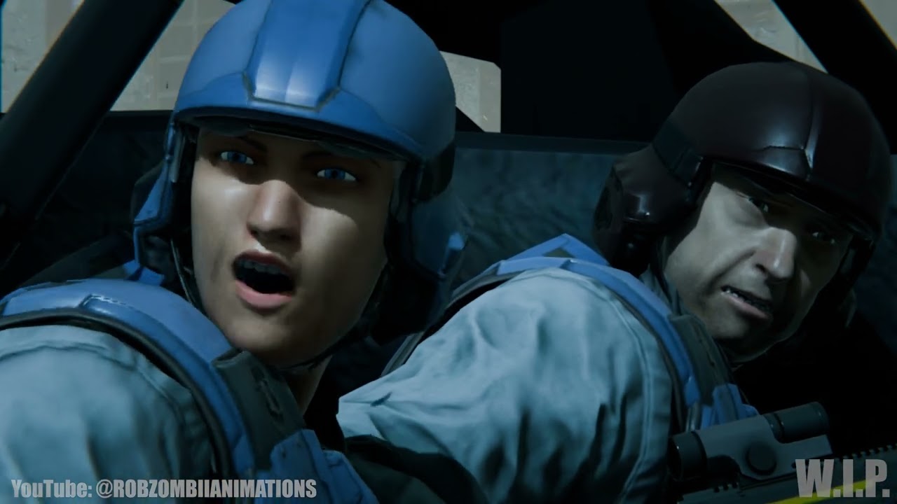 Saving Private Ryan X Helldivers 2 Blender animation [W.I.P.]