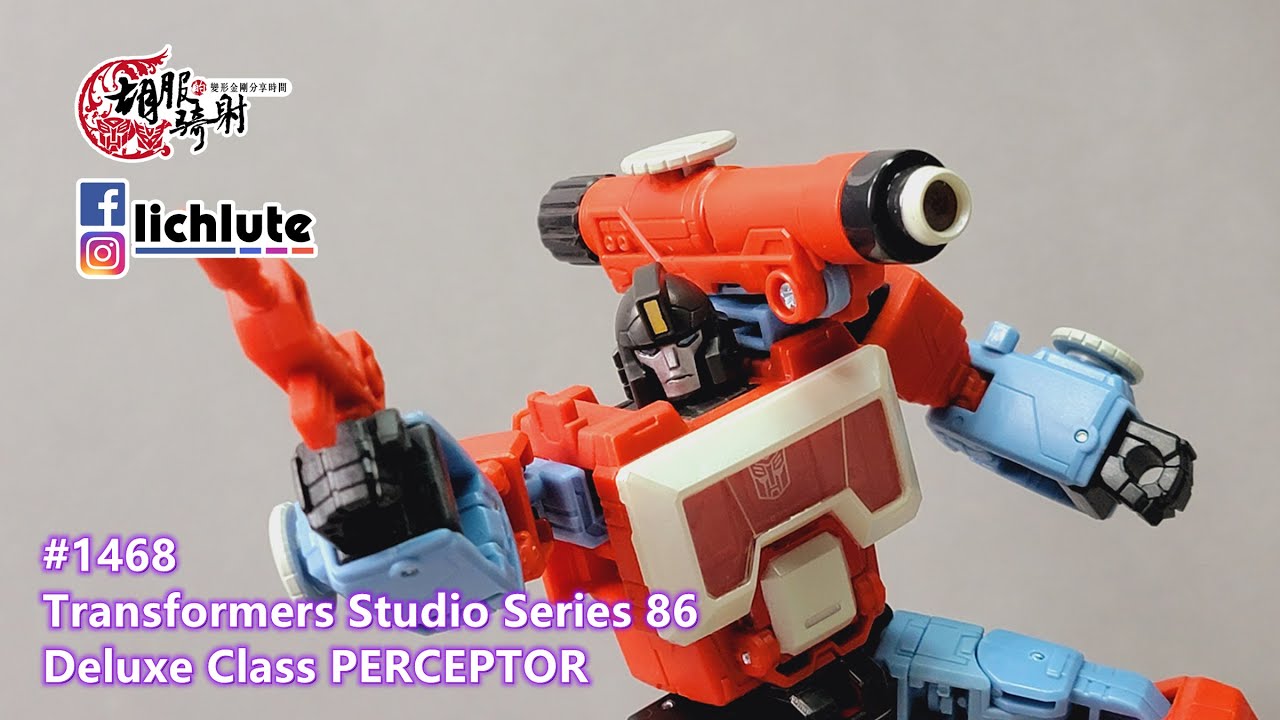 胡服騎射的變形金剛分享時間 1468集 工作室系列 SS86 感知器 Transformers Studio Series 86 Deluxe Class PERCEPTOR