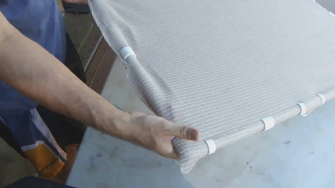 Making PVC Snap Clips to hold shade cloth on PVC frame