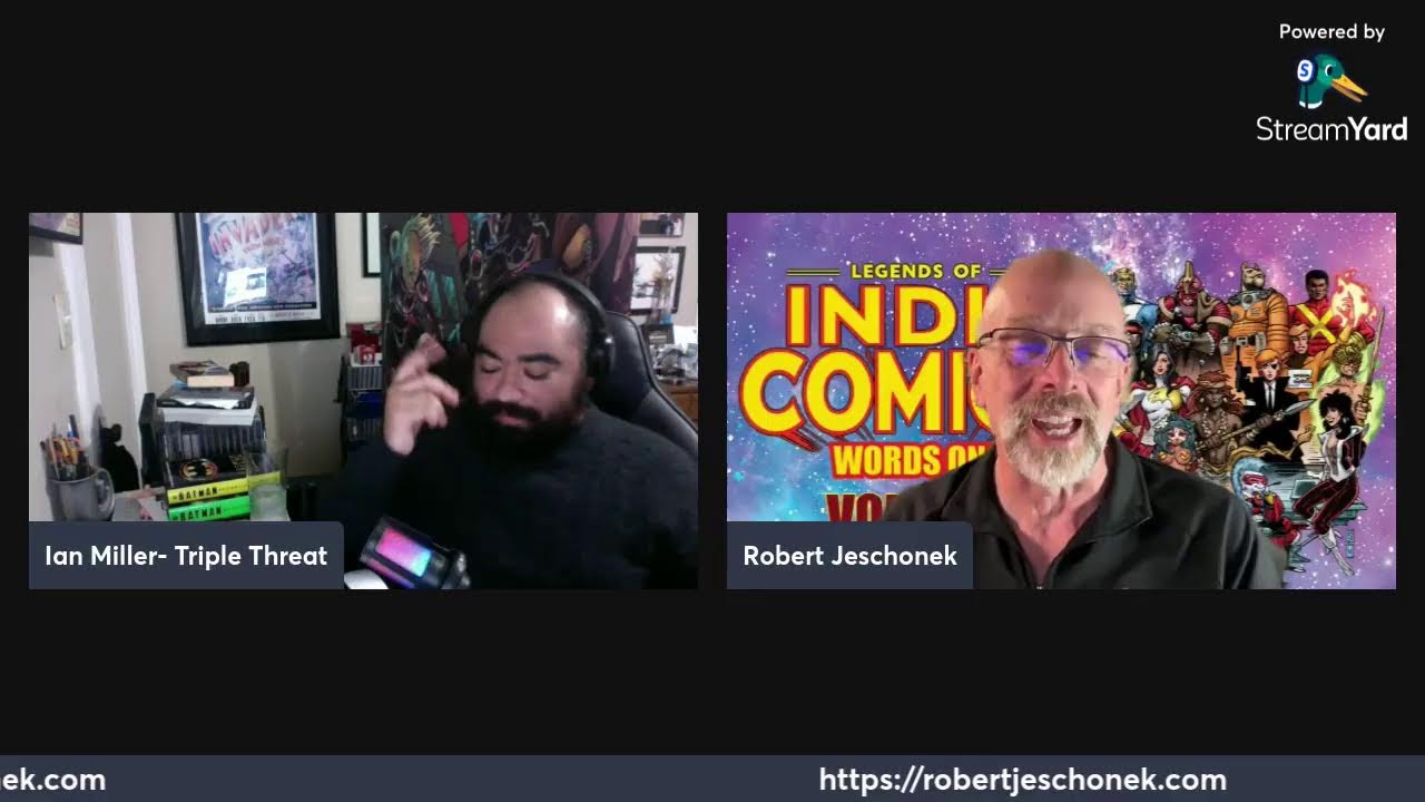 Triple Threat Comics Youtube Channel- Season 5: Episode 15: Guest Robert Jeschonek