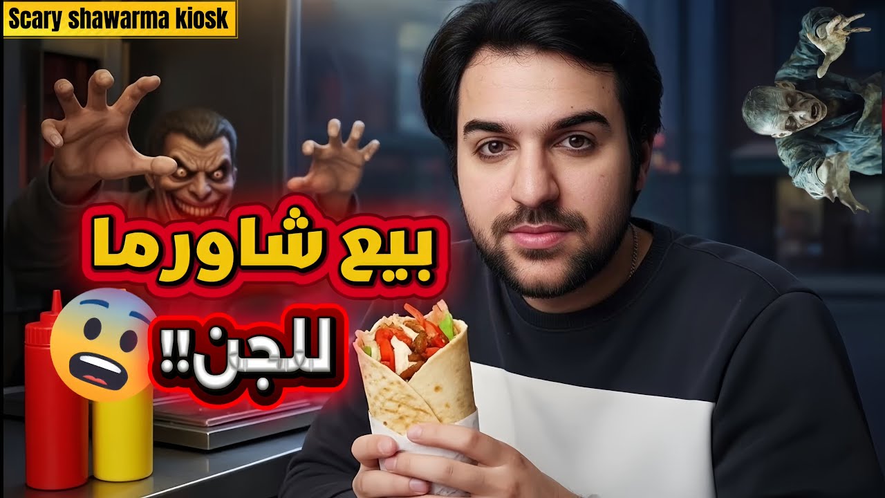 أول مرة ألعب رعب… وفتحت محل شاورما للجن 😱🔥 | Scary Shawarma Kiosk