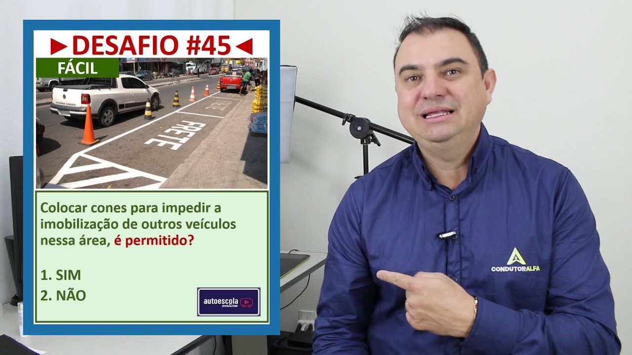 Desafio 45 cones em frente comercio é infração? #DesafioLegTransito #DirigirEuPosso