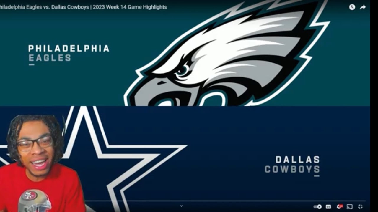 49ERS FAN REACTS TO Philadelphia Eagles vs. Dallas Cowboys | 2023 Week 14 Game Highlights