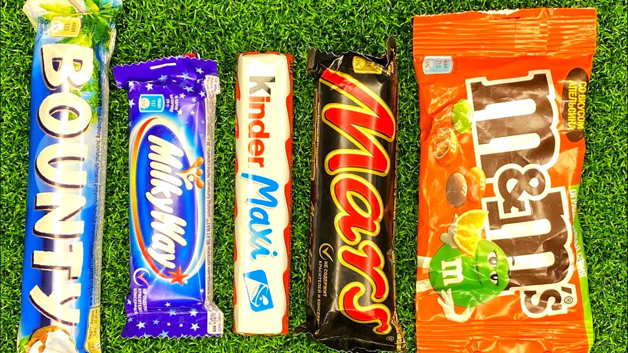 🍭“Unwrapping Crunchy Chocolate Bars – ASMR Bliss”