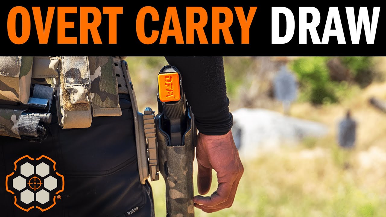 How to Draw a Pistol from an Outside the Waistband Holster at 3 O'Clock