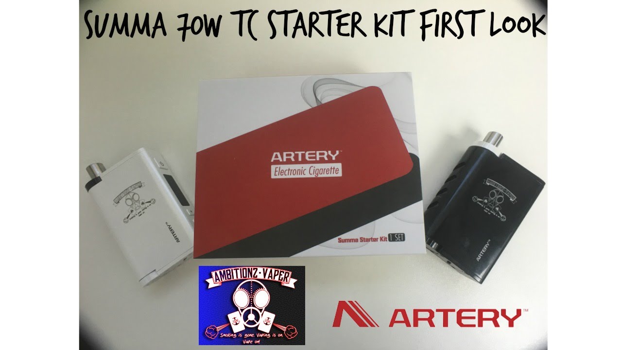 Artery Vapor Summa 70w TC Starter Kit | First Look | Plato/Neebox Killer?