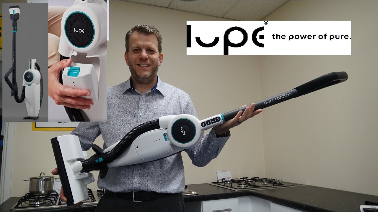 Lupe Pure Cordless Vacuum Cleaner Review and Demonstration