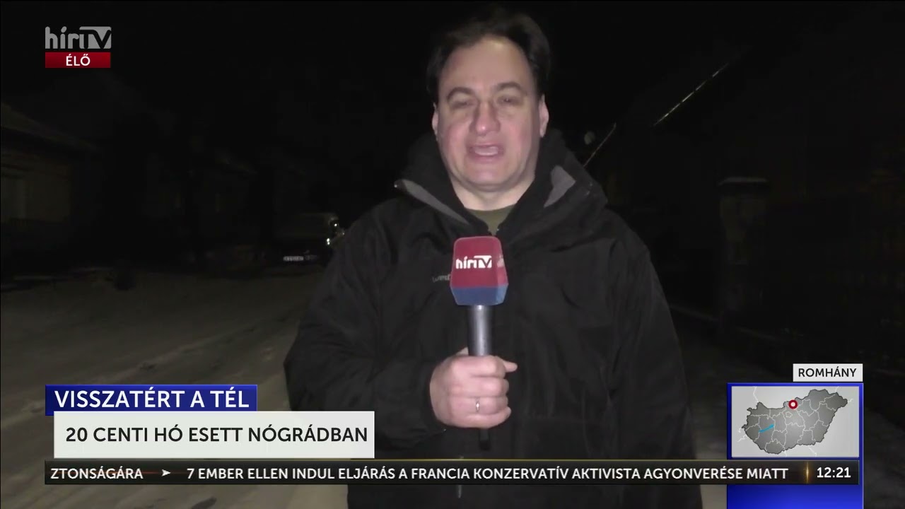 20 centi hó esett Nógrádban - HírTV