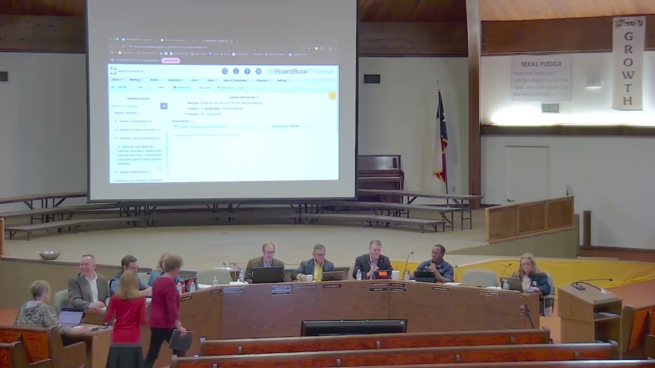 2024 12 16 SISD Board Meeting