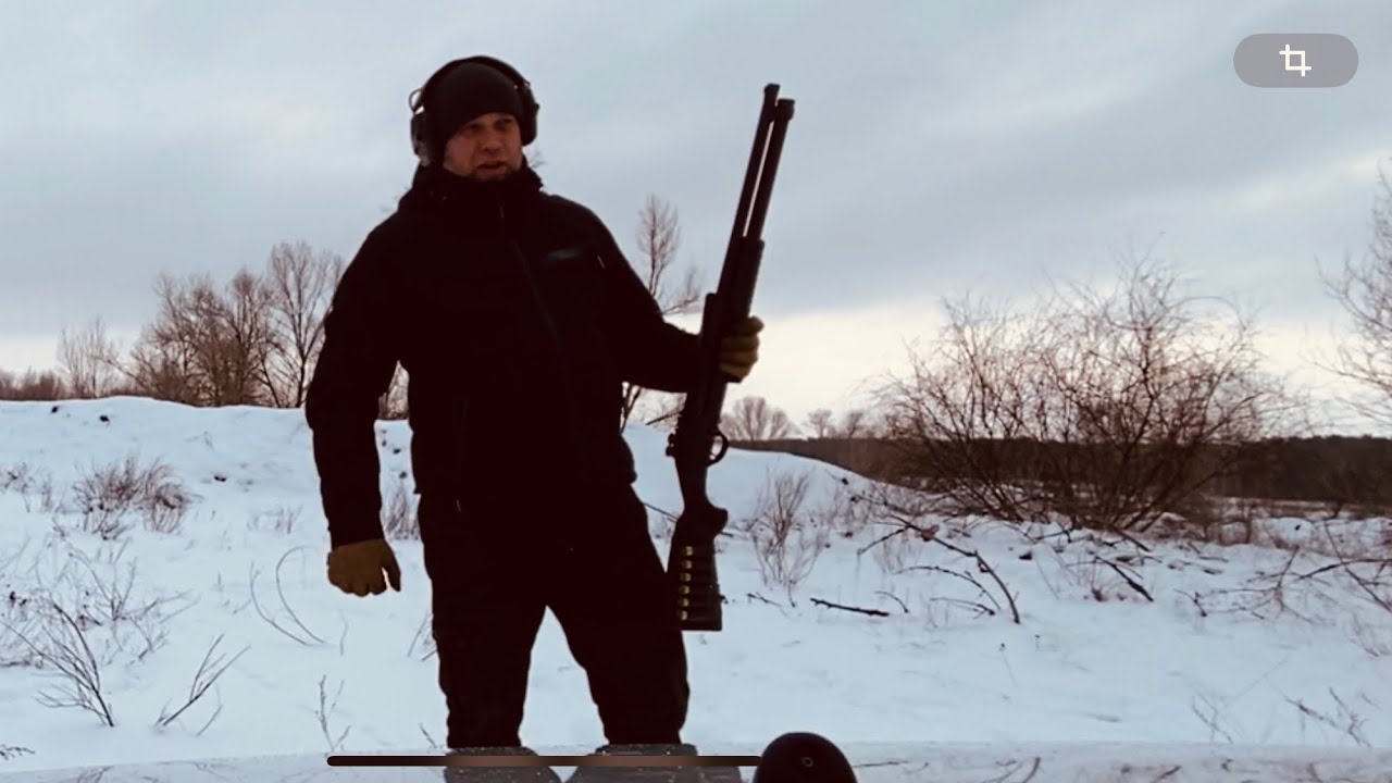 Стрельба на точность из дробовика 12 калибра