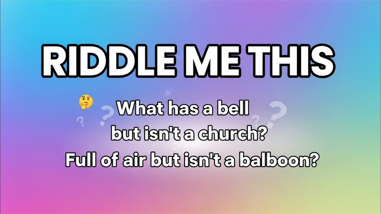 RIDDLE ME THIS 🤔 | Can You Solve This Mind-Bending Riddle?