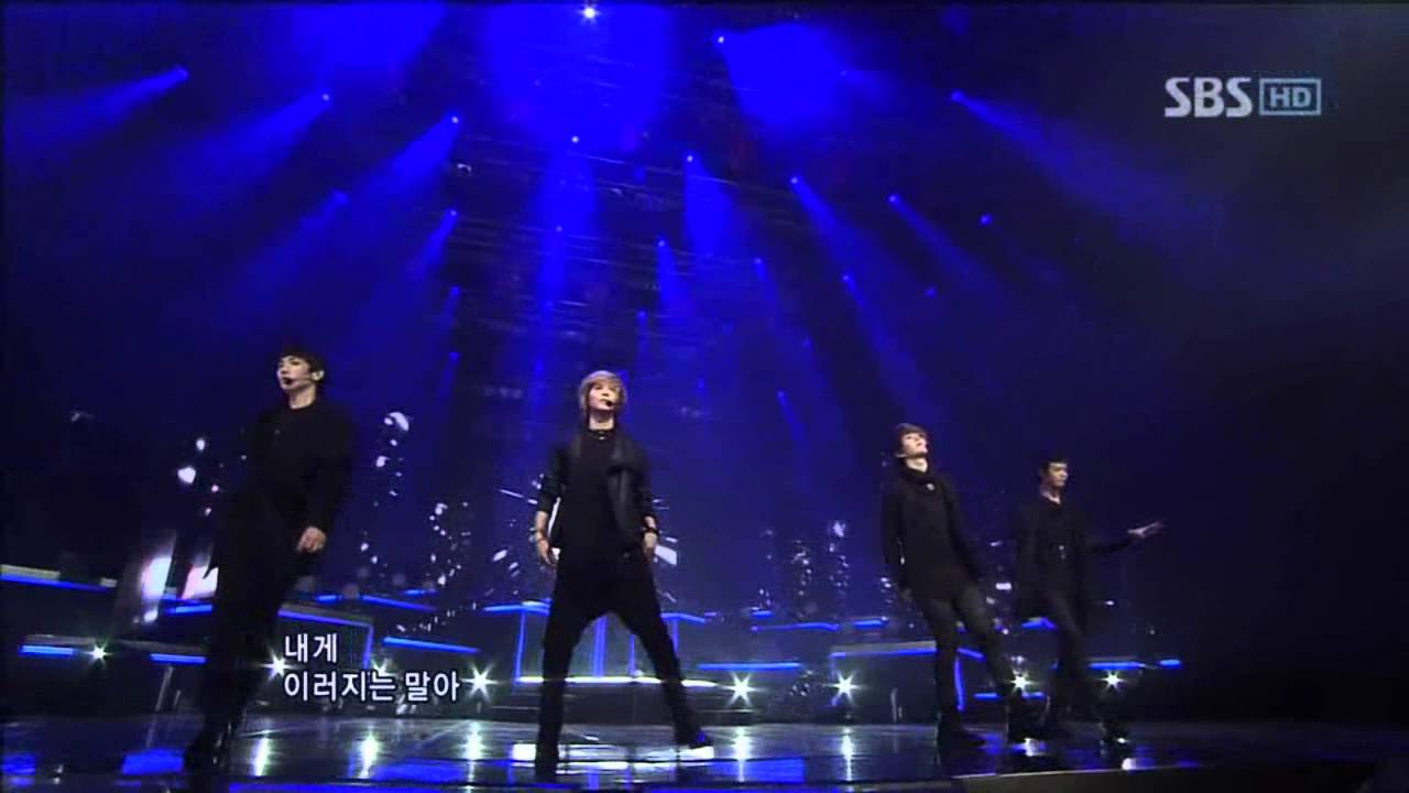 SHINee - привет + Люцифер (SHINee - Привет + Люцифер) @ SBS Inkigayo популярная песня 101219