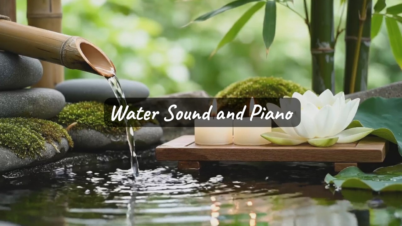 Water Sound and Piano Music for Deep Relaxation and Inner Peace