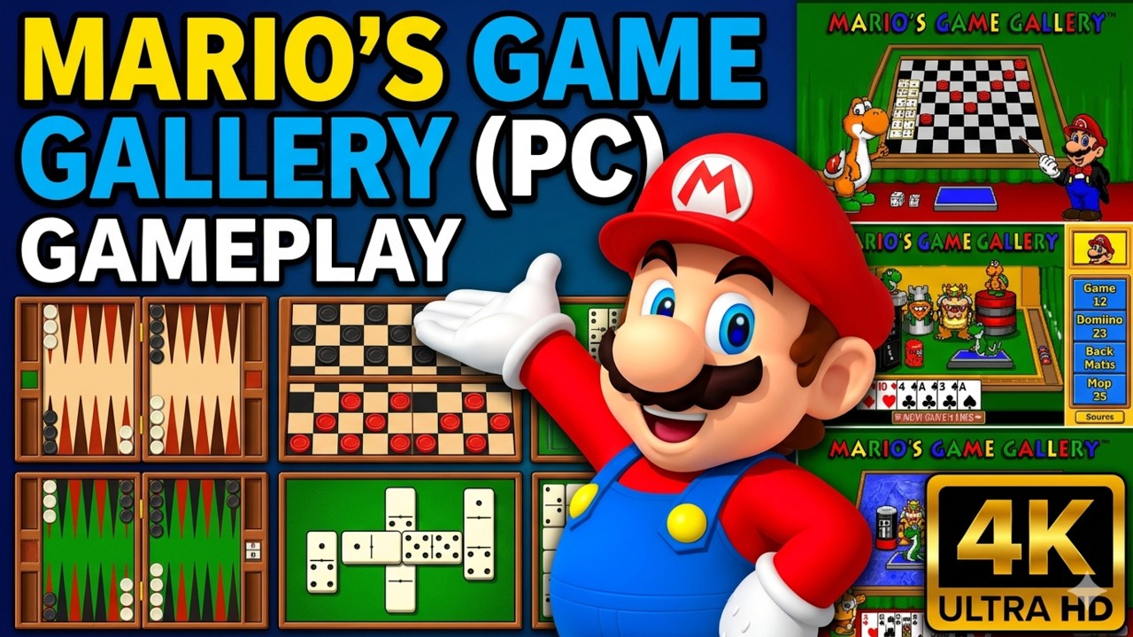 Mario's Game Gallery (PC) Gameplay