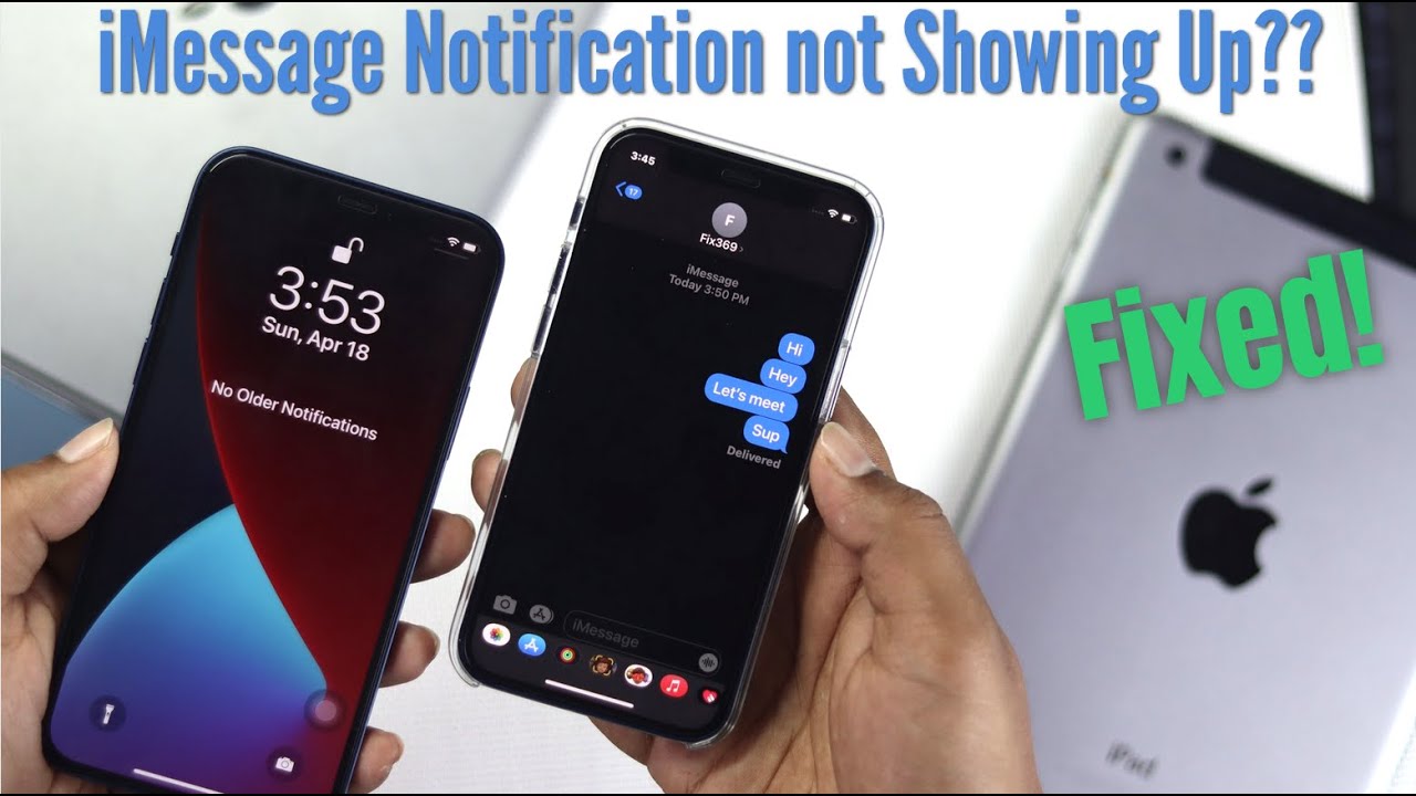 Fix iMessage Notifications are Not Working [Text Alerts Not Showing]