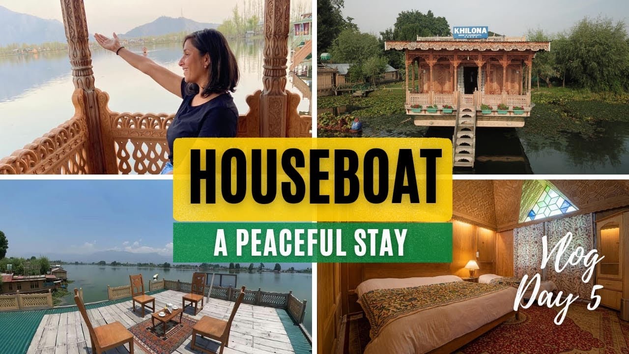 We Stayed In a Houseboat in Nigeen lake | Khilona Boathouse Experience #kashmir