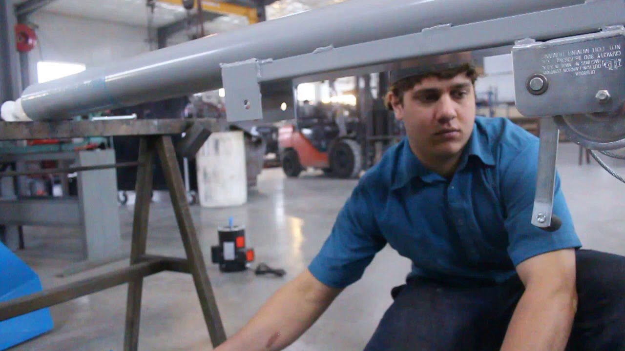 Assembly of Gentle Handling Auger