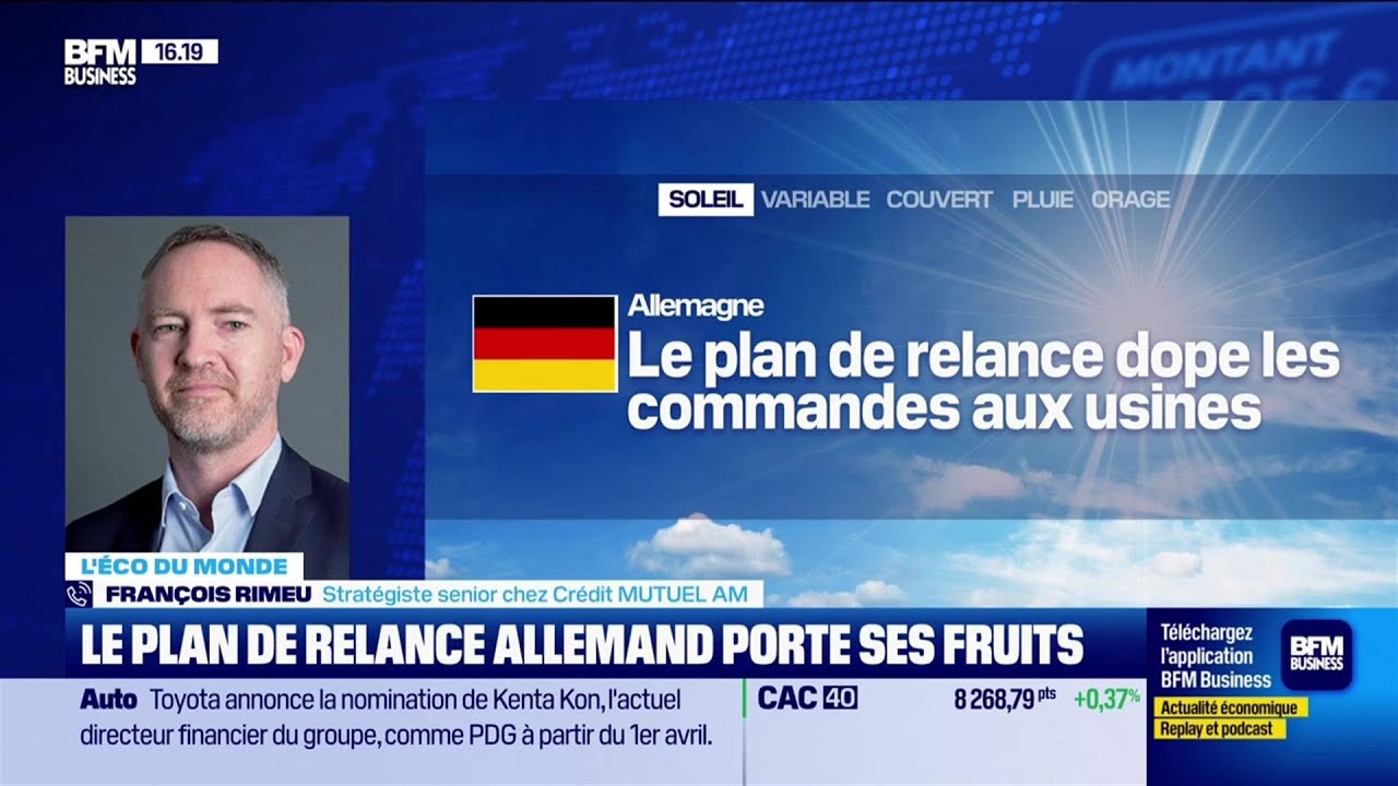 L'éco du monde : L'Allemagne revient en force, hausse de 8,8% des commandes aux usines