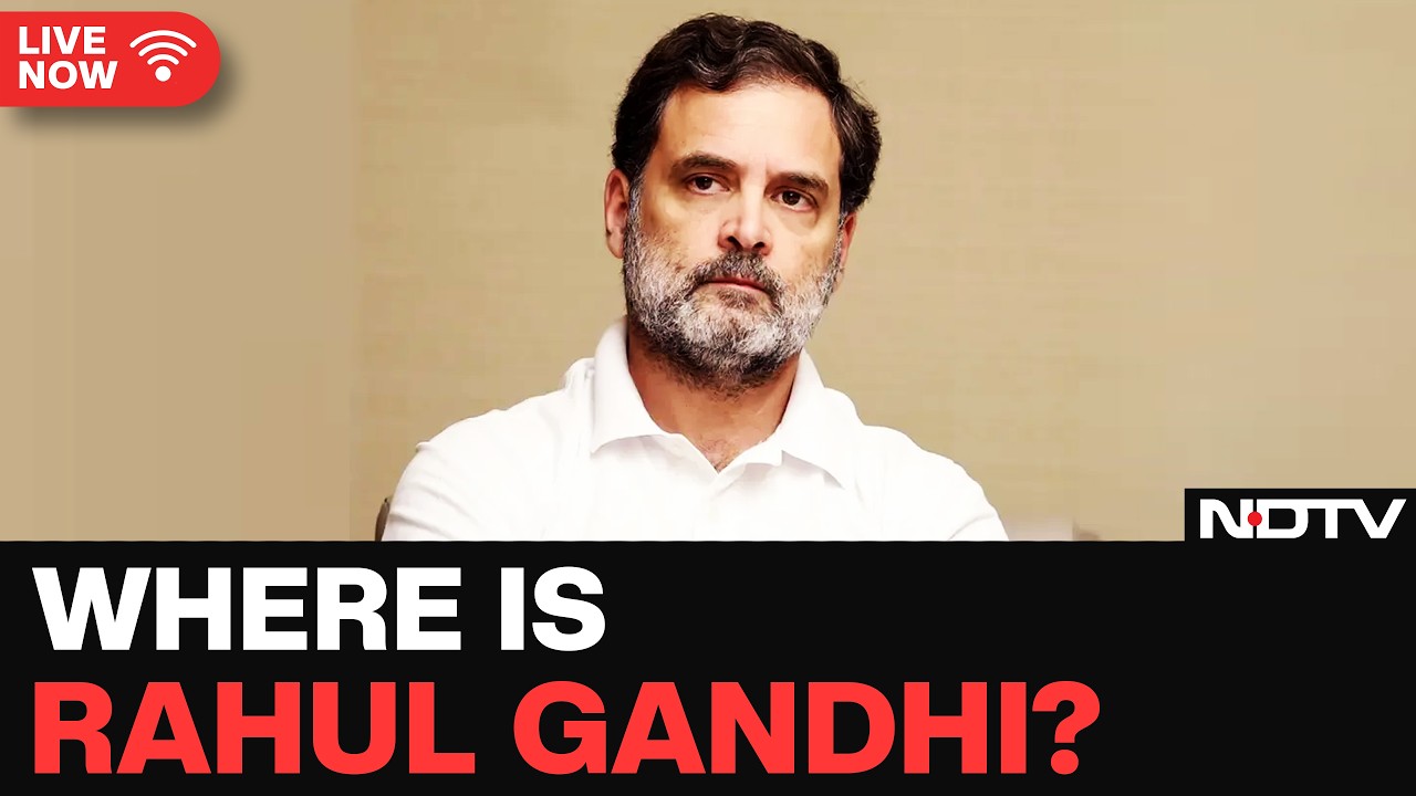 Rahul Gandhi News LIVE | BJP Targets Rahul Gandhi Over Europe Trip