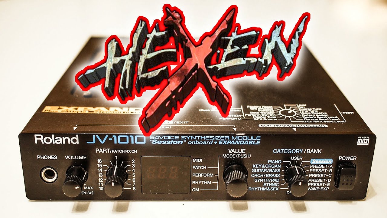 Hexen (1995) MIDI soundtrack OST on pro Roland synthesizer